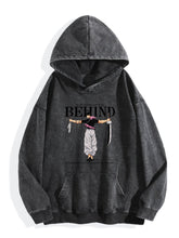 Jujutsu Kaisen Toji Fushiguro Vintage Washed Hoodie Anime Sweatshirt