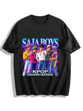 Pop Demon Hunters Saja Boys Oversized T Shirt
