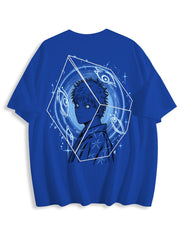 Gojo Satoru Cube Portrait Anime Tee
