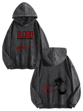 Jujutsu Kaisen Choso Vintage Washed Hoodie Anime Sweatshirt