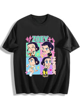 Pop Demon Hunters Zoey Oversized T Shirt