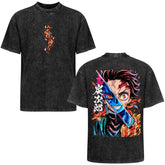 Tanjiro Akaza Clash Tee