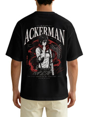 Mikasa Ackerman Black Anime Tee