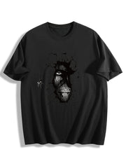 Levi Ackerman Black Anime Tee