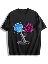 Pop Demon Hunters Huntrix Lightstick Oversized T Shirt