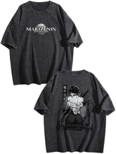 Jujutsu Kaisen Vintage Washed Double Sided Print Oversized T Shirt Anime Tee