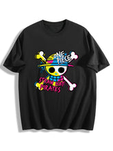 Pop Demon Hunters X One Piece Collab Oversized T Shirt Anime Tee