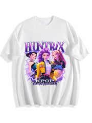 Huntrix Vintage Group Oversized T-Shirt