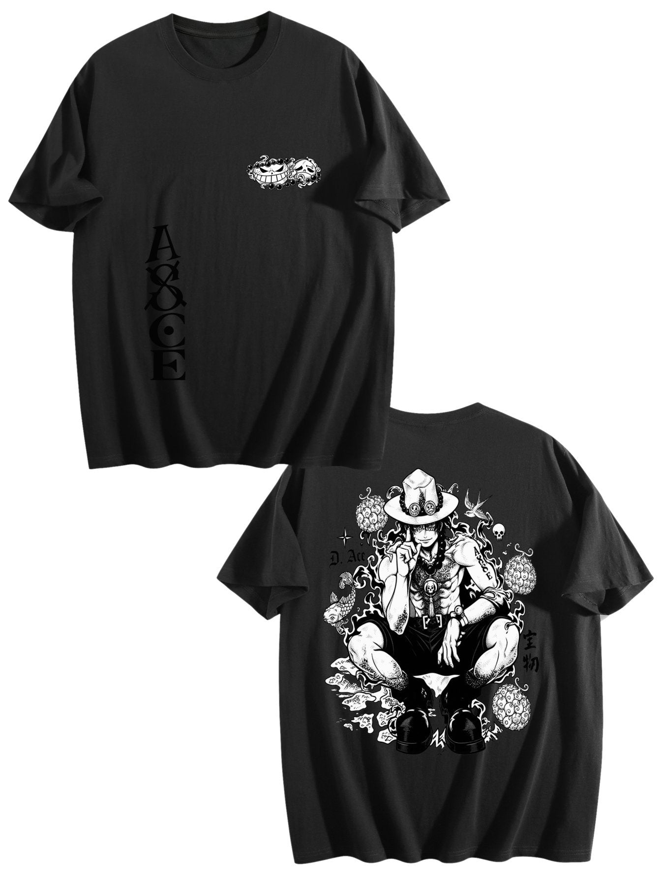Ace Manga Portrait Graphic Tee