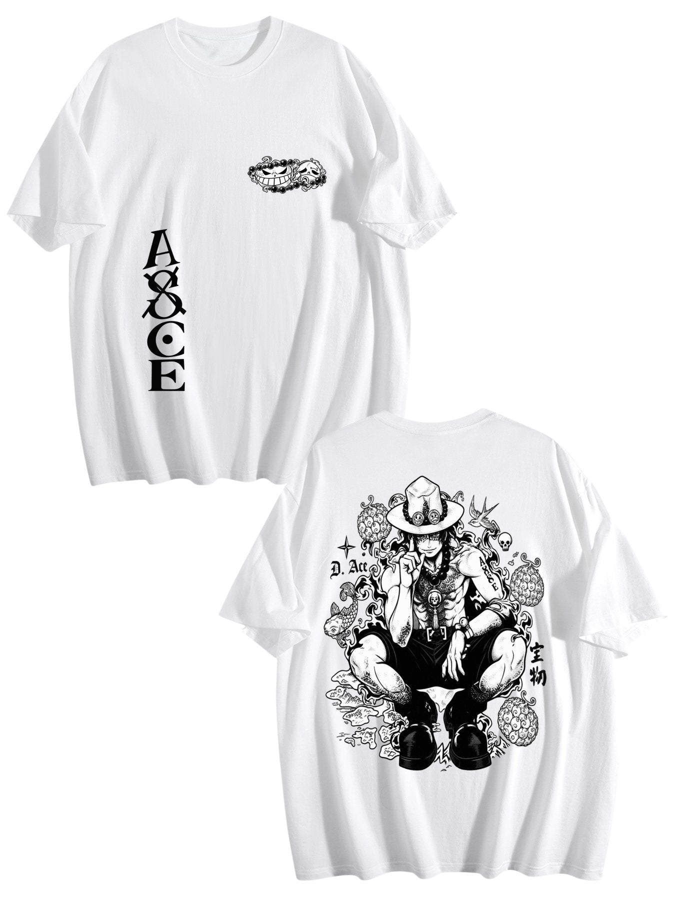 Ace Manga Portrait Graphic Tee