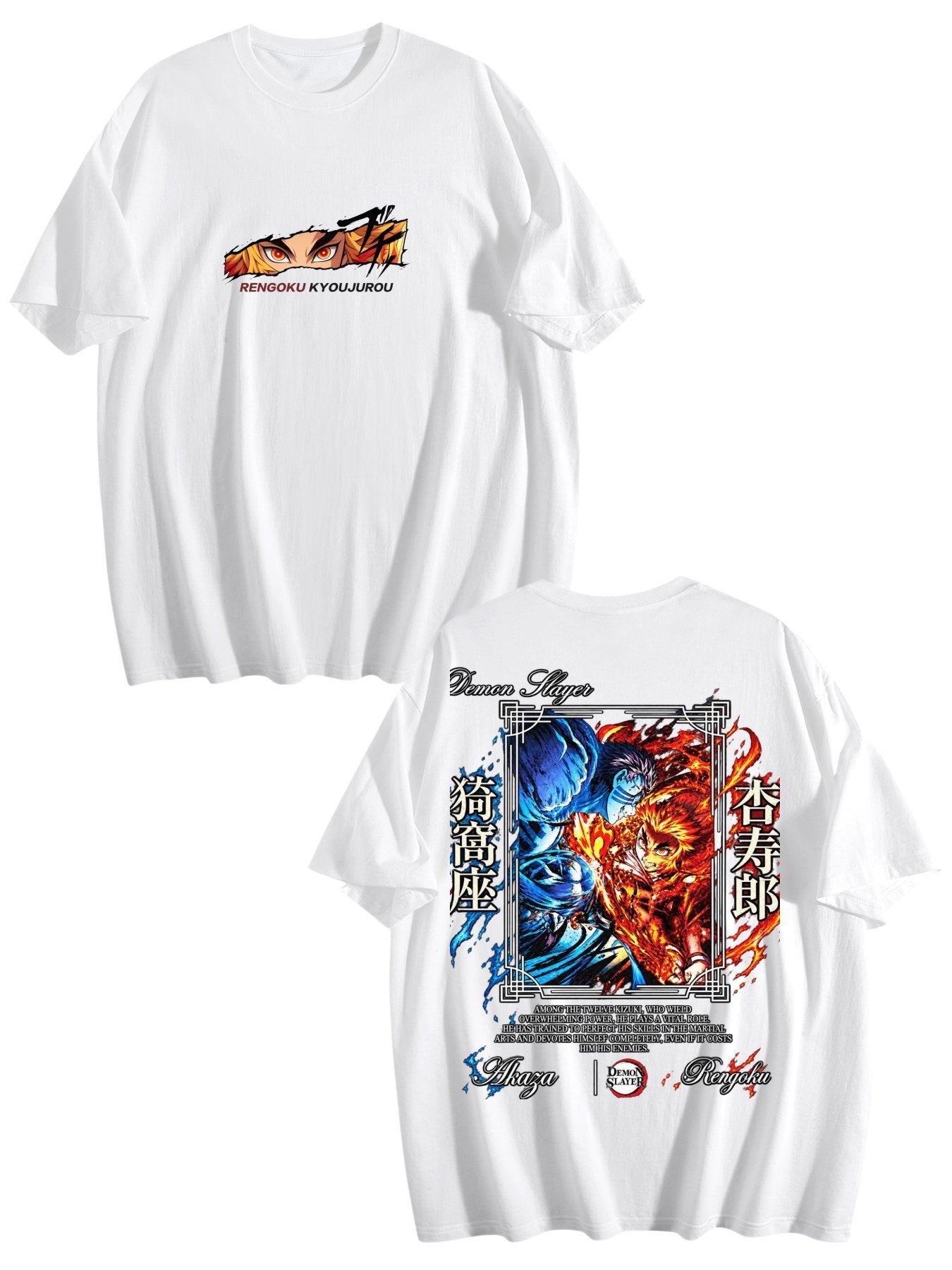 Rengoku Akaza Battle Tee