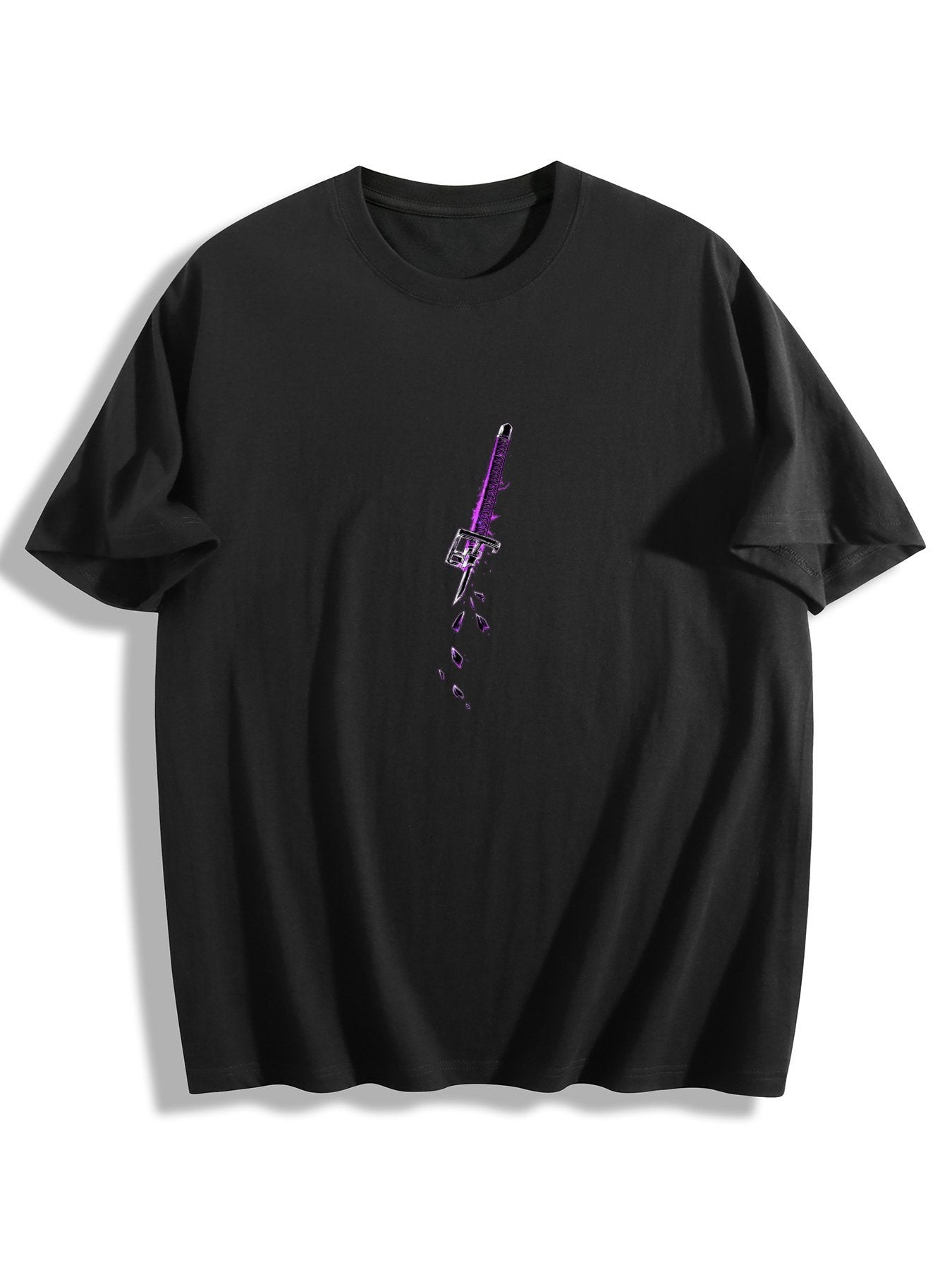 Toji Fushiguro Red Accent Black Anime Tee
