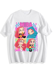 Mira Four Panel Chibi Oversized T-Shirt