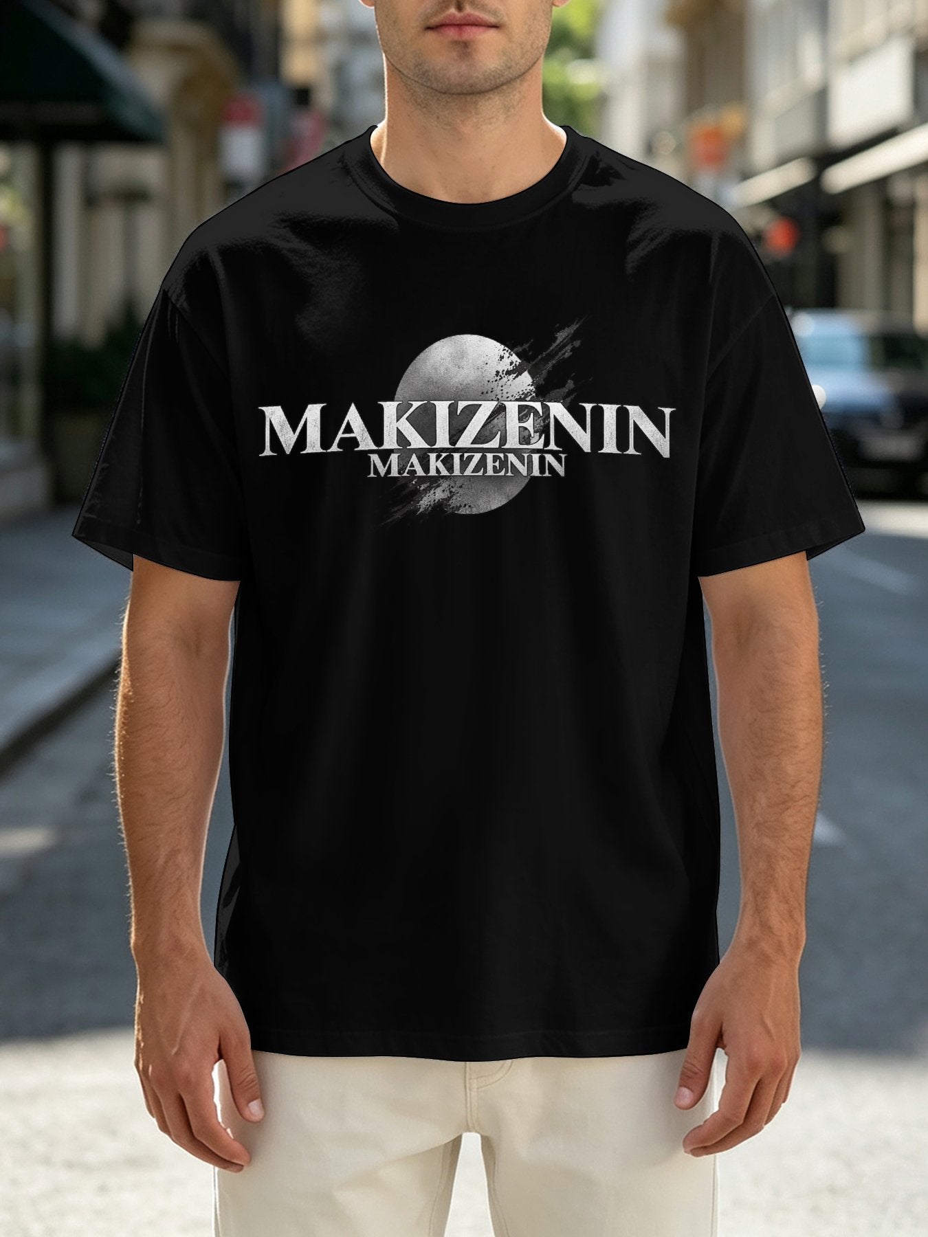 Maki Zenin Monochrome Graphic Tee