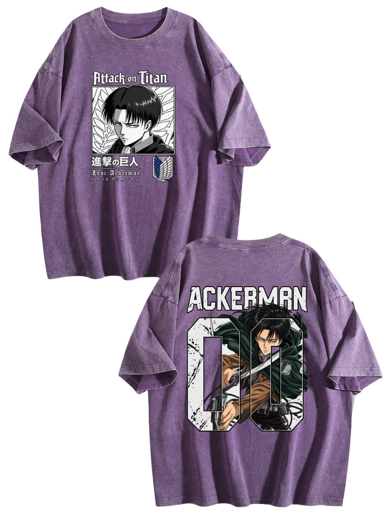 Levi Ackerman Vintage Portrait Tee