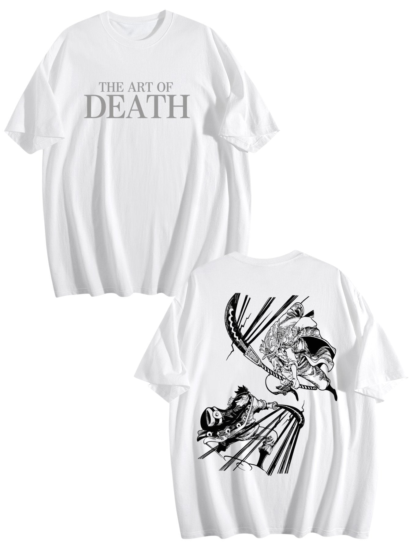 Roger vs Whitebeard Battle Anime Tee