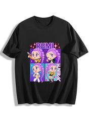 Rumi Four Panel Chibi Oversized T-Shirt