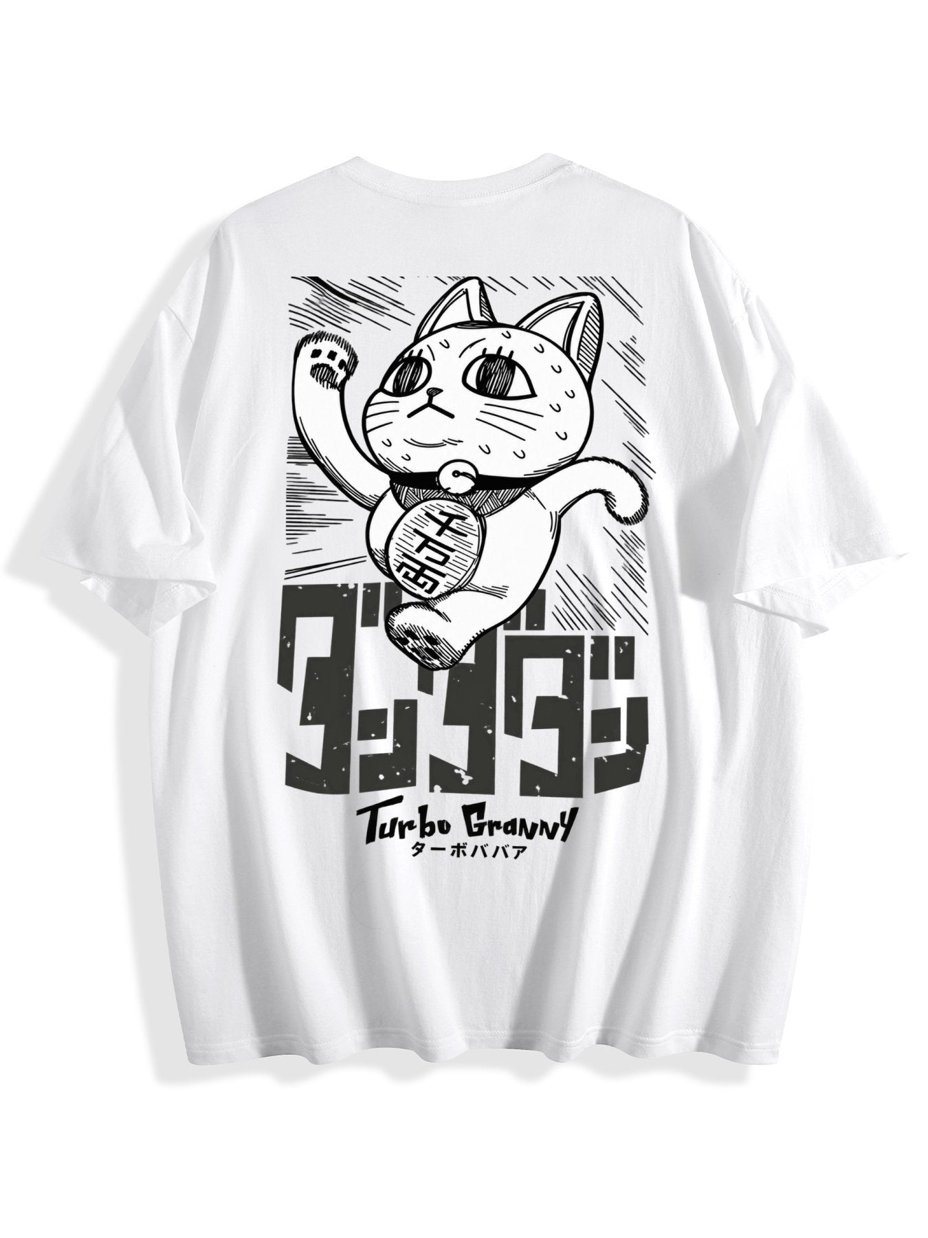 Turbo Granny Lucky Cat Tee