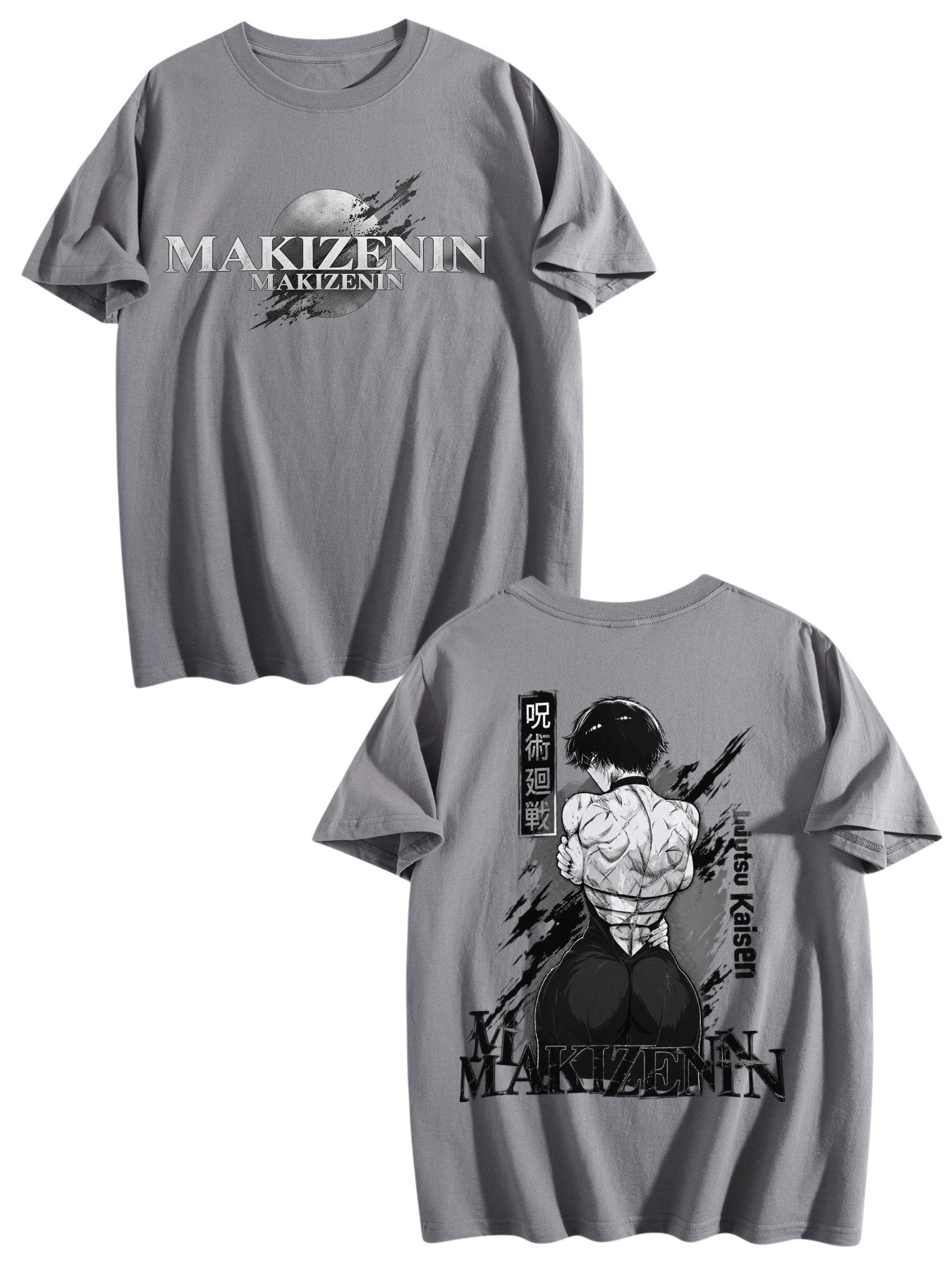 Maki Zenin Monochrome Graphic Tee