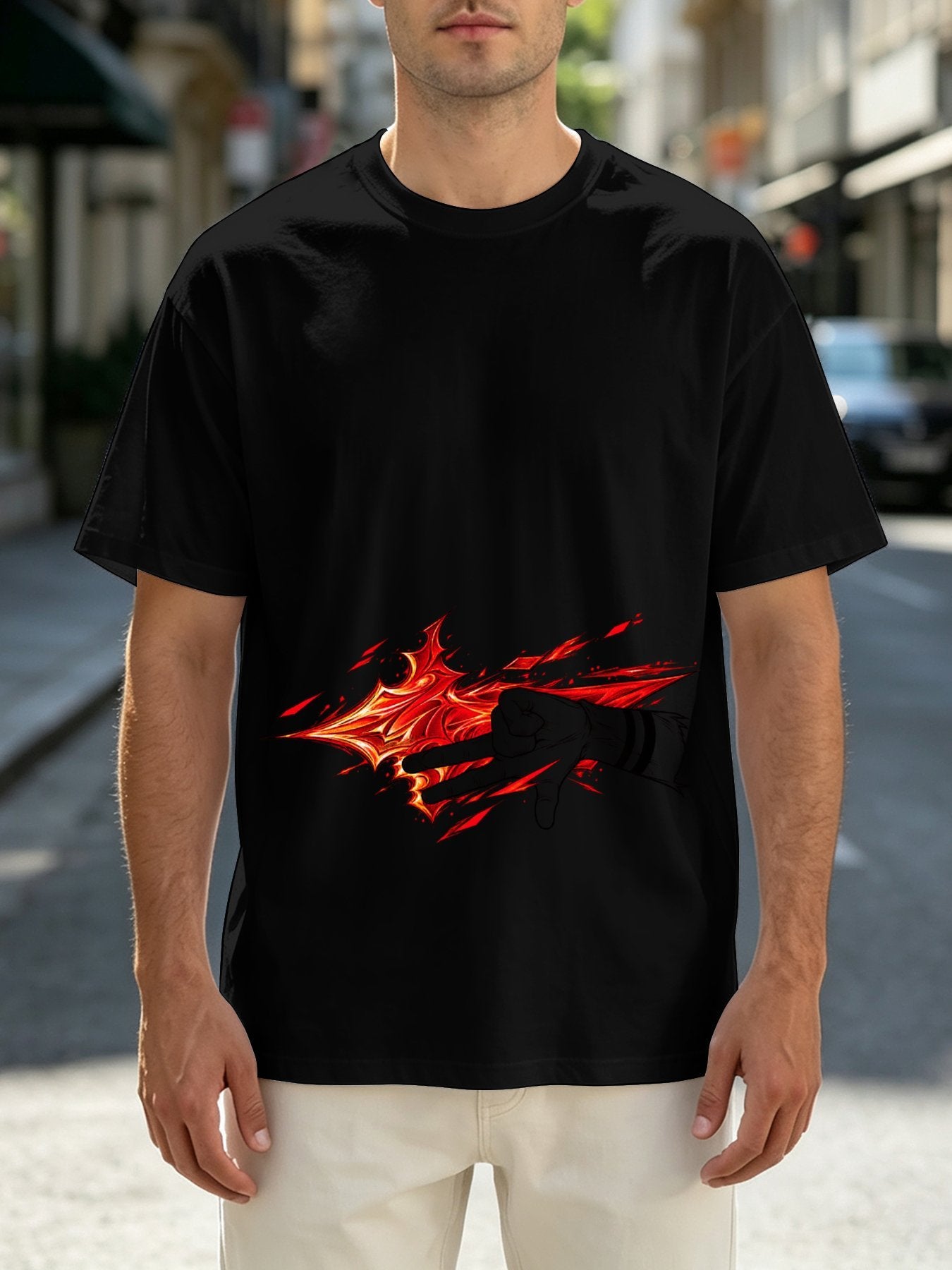 JJK Sukuna Red Attack Tee