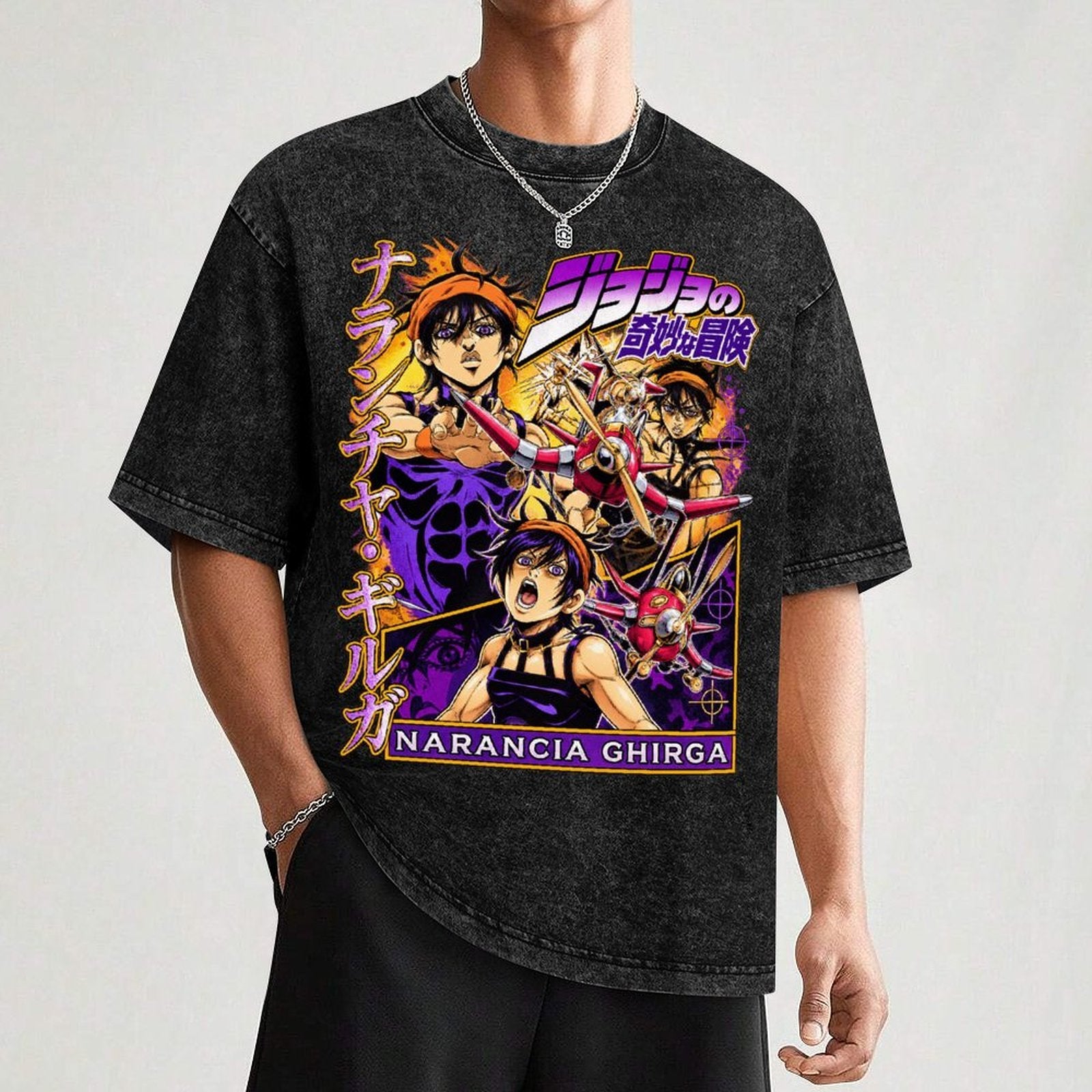 Narancia Ghirga Golden Wind Tee