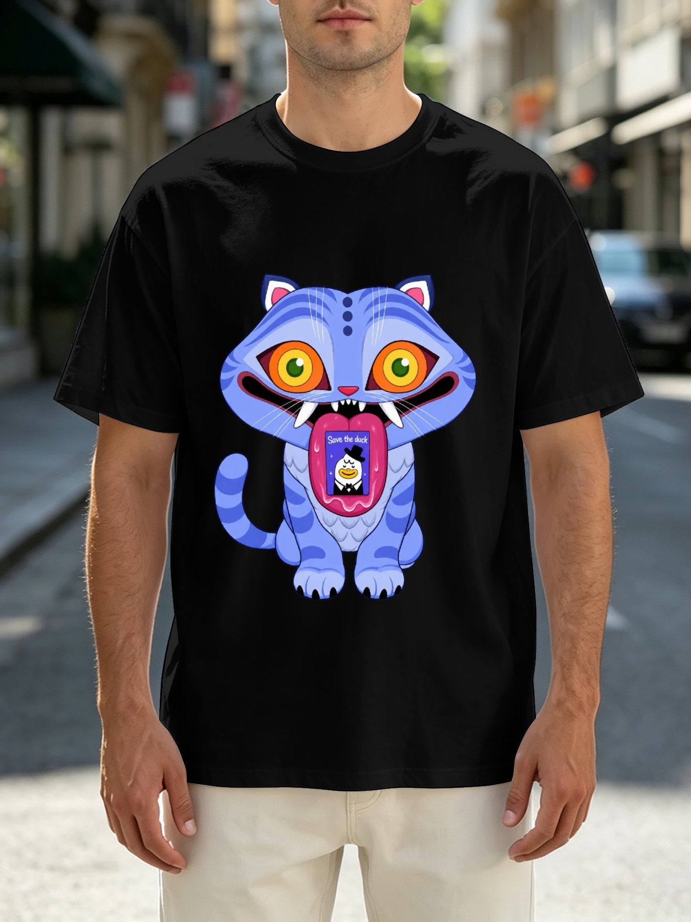 Derpy Monster Oversized T-Shirt