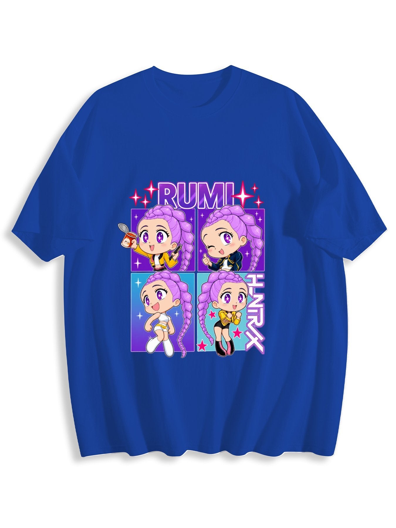 Rumi Four Panel Chibi Oversized T-Shirt