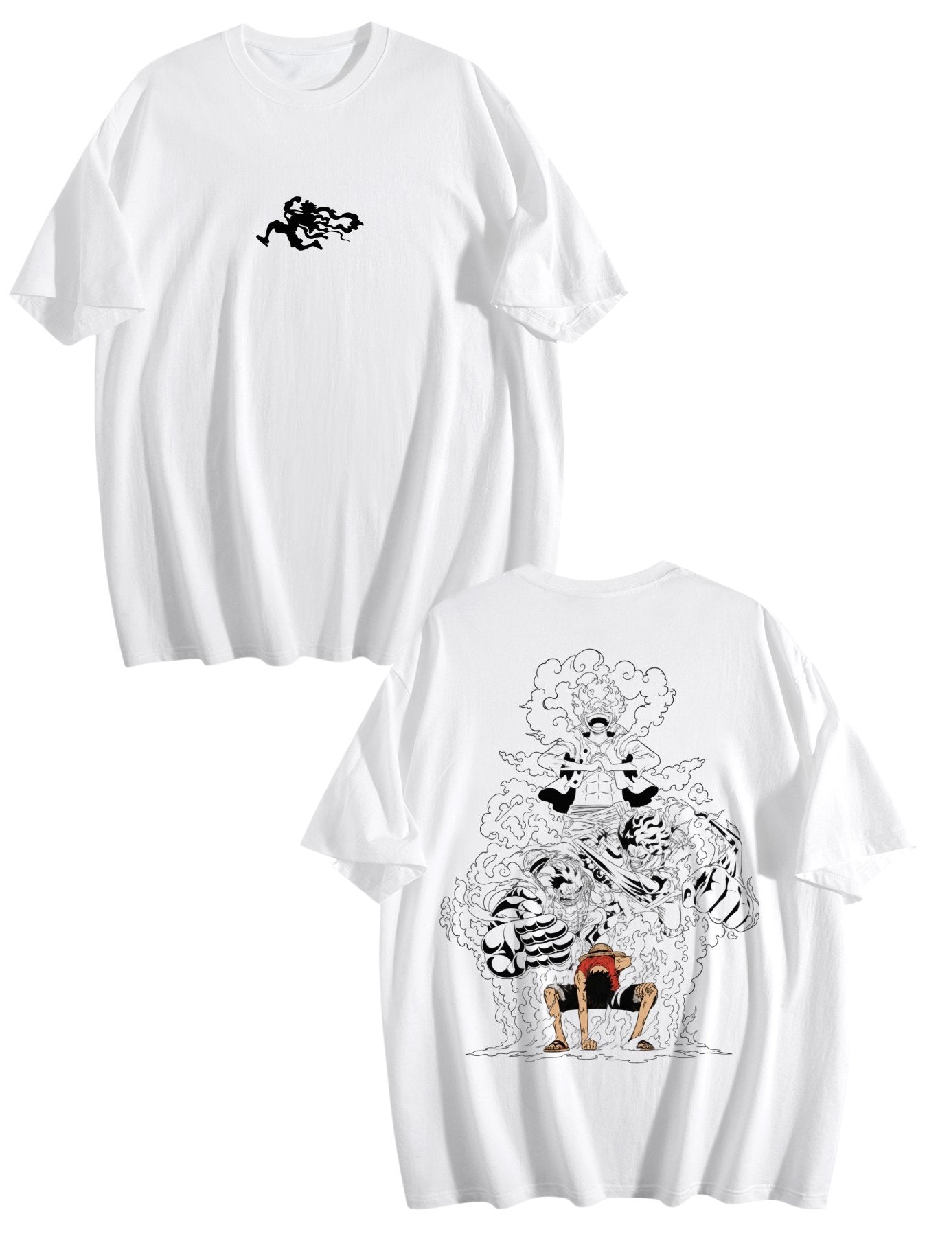 Luffy Gear 5 Back Print Manga Tee