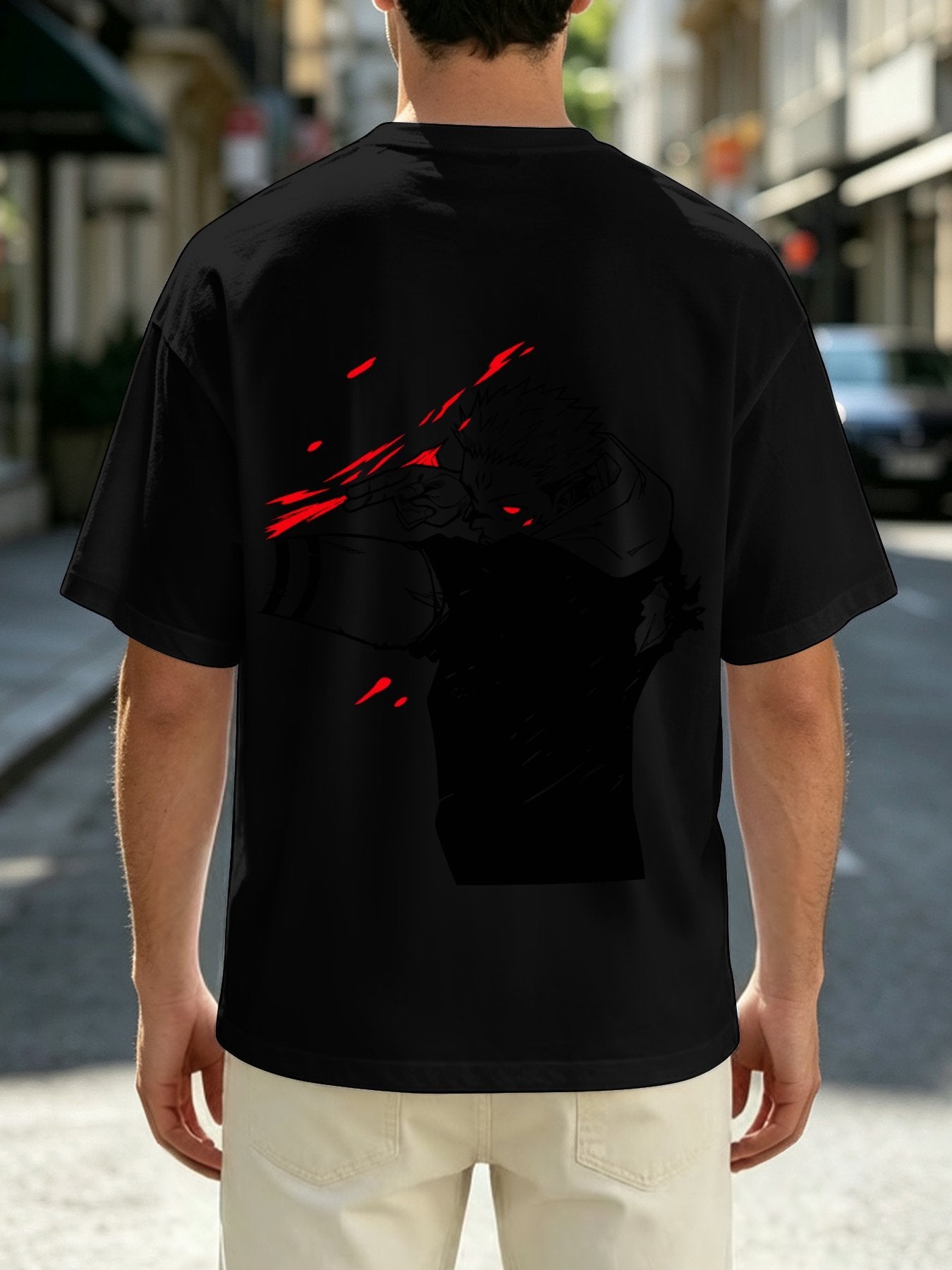 JJK Sukuna Red Attack Tee