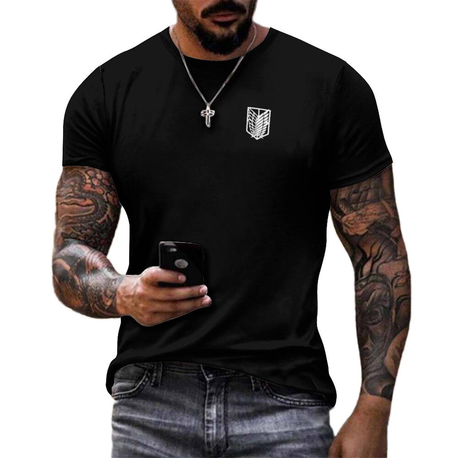 Eren Yeager Back Spine Anime Tee