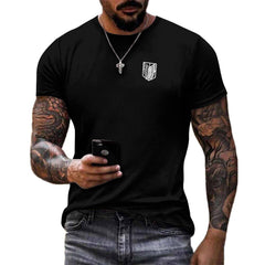 Eren Yeager Back Spine Anime Tee