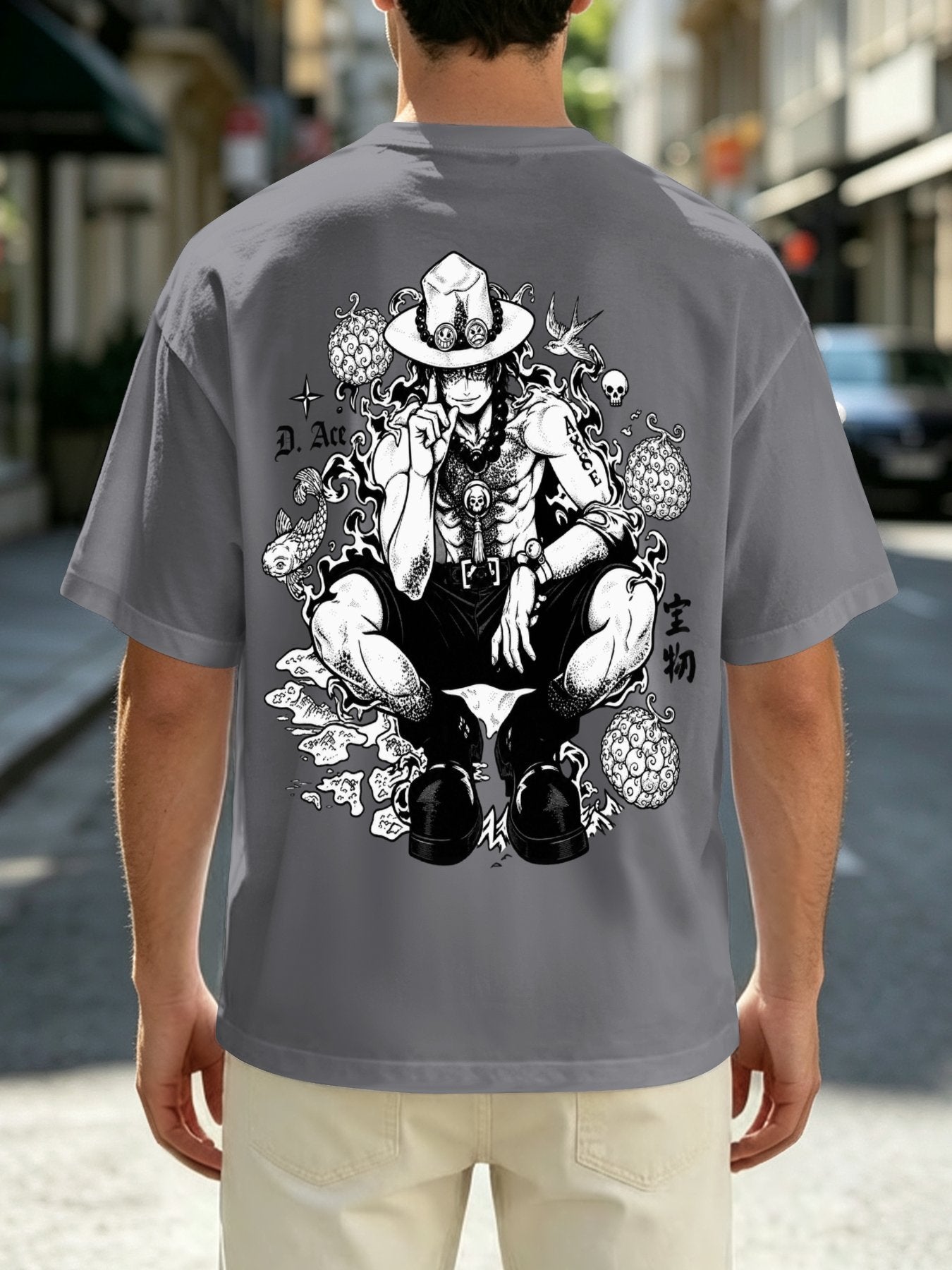 Ace Manga Portrait Graphic Tee
