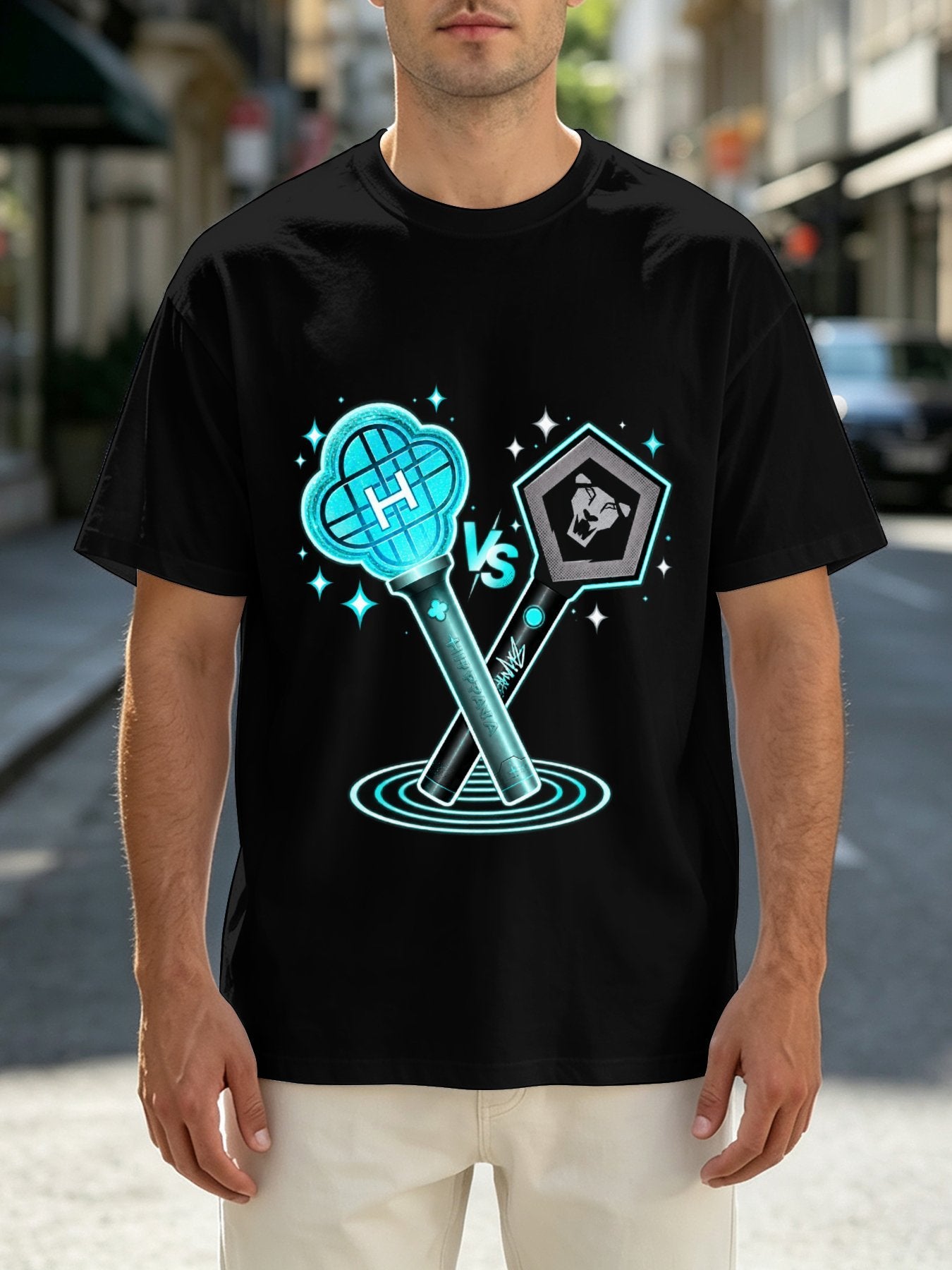 Lightstick VS Graphic Oversized T-Shirt