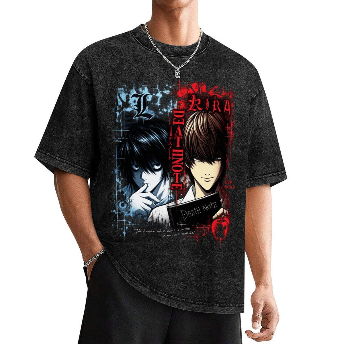 Light Yagami & L Graphic Tee
