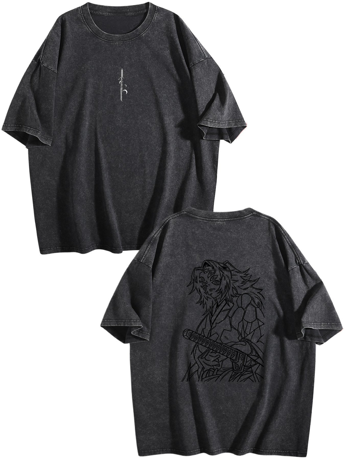 Kokushibo Dark Line Art Tee