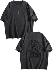 Kokushibo Dark Line Art Tee