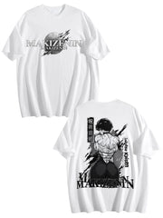 Maki Zenin Monochrome Graphic Tee
