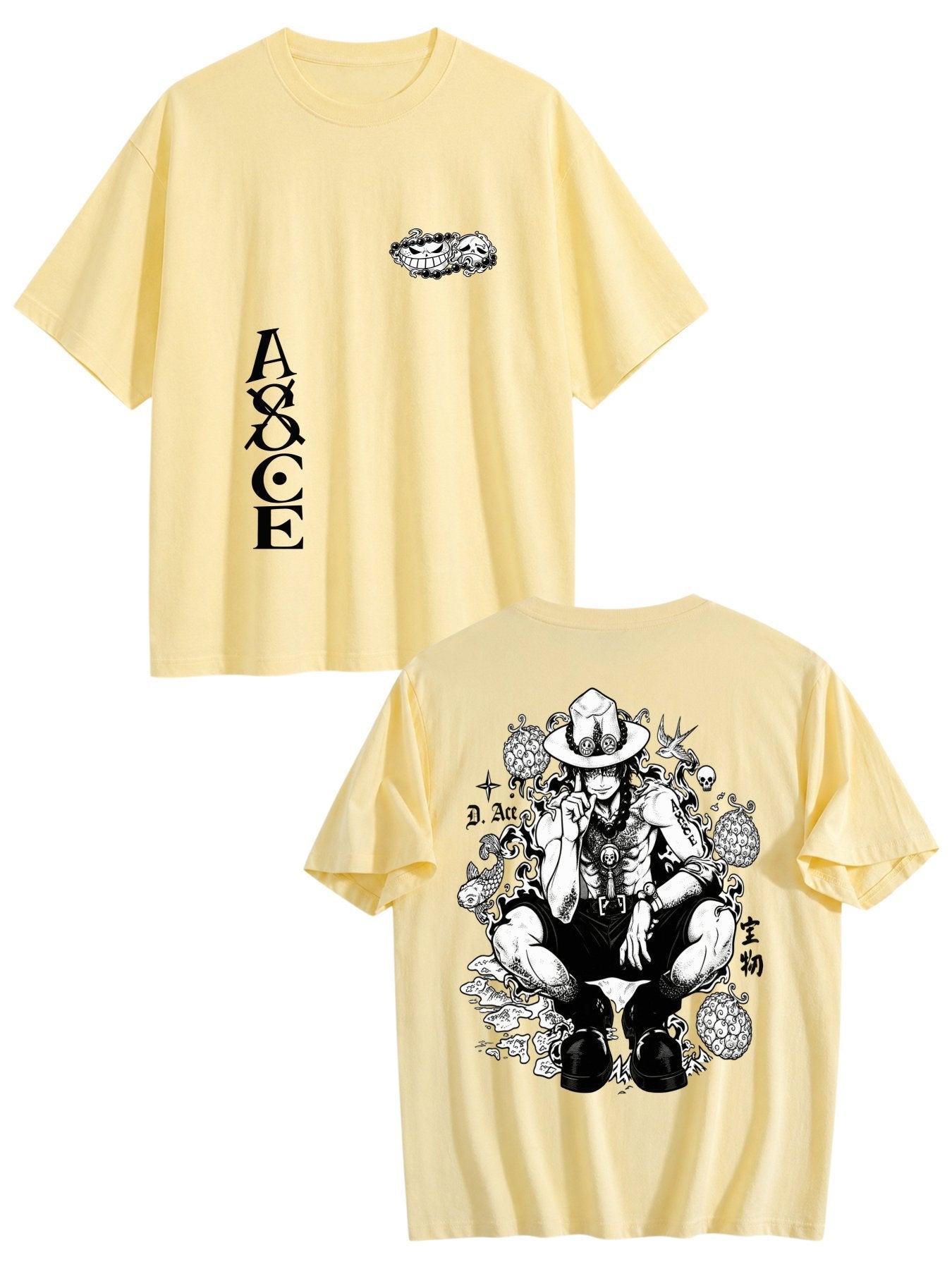 Ace Manga Portrait Graphic Tee