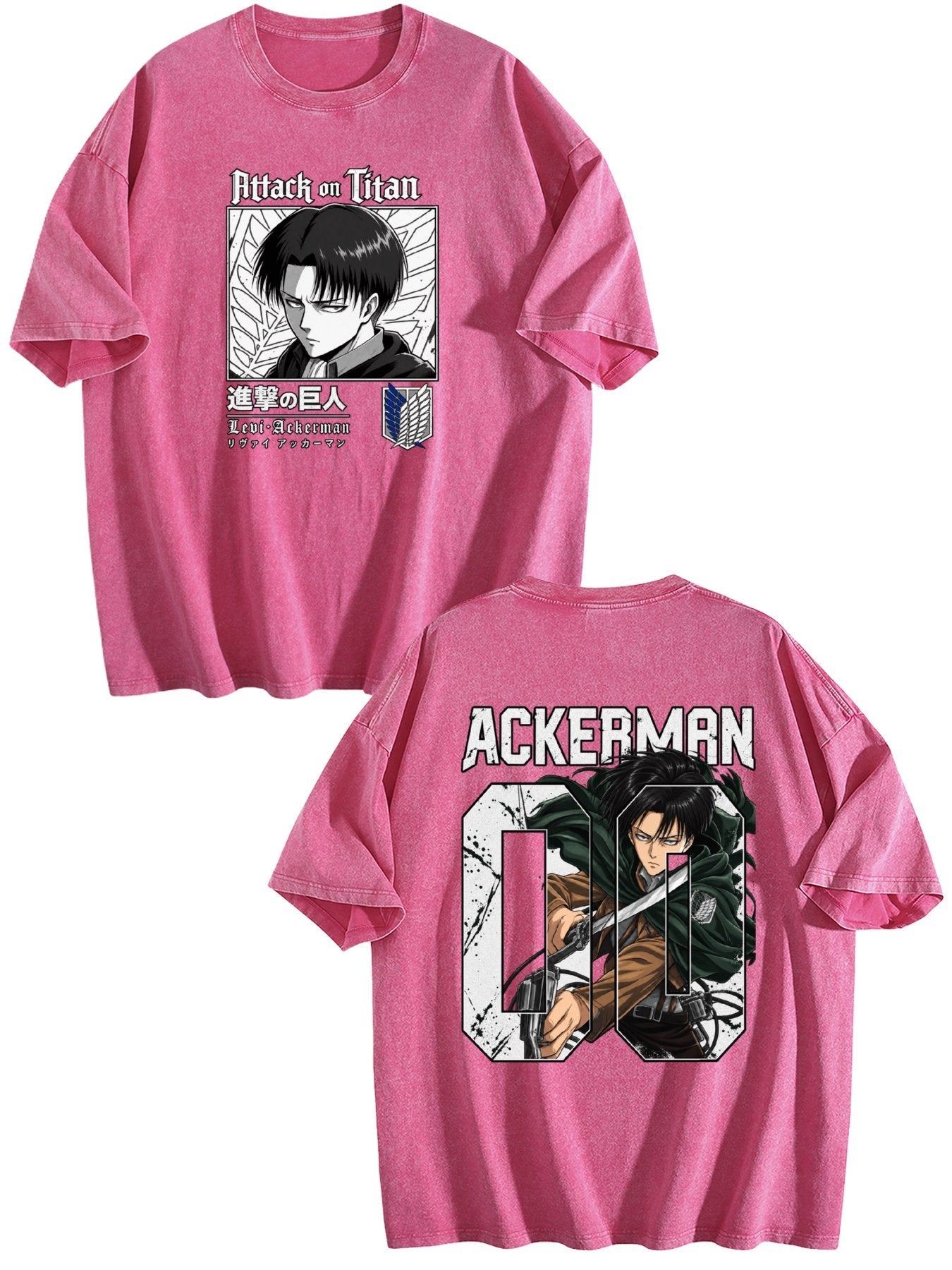 Levi Ackerman Vintage Portrait Tee