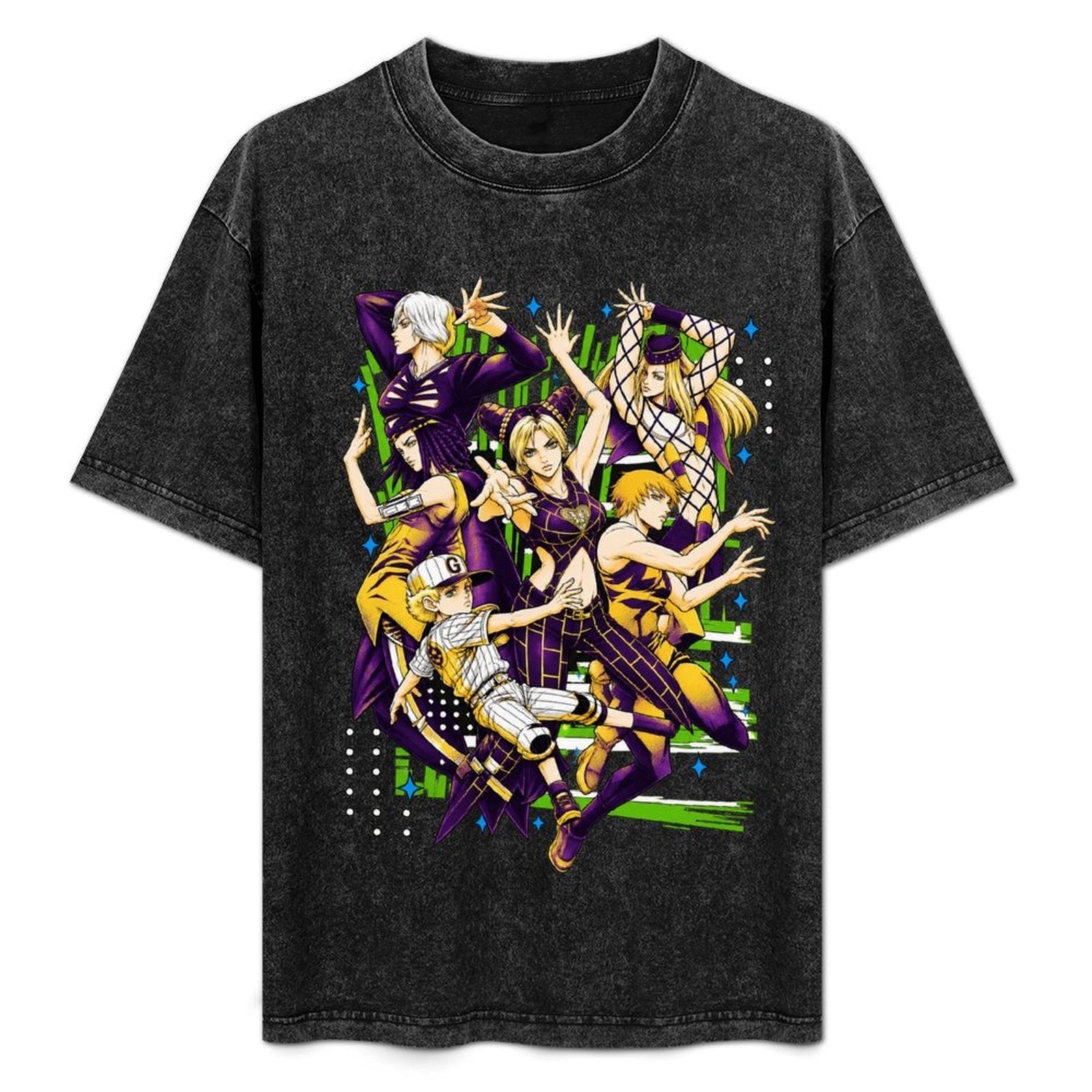JoJo Character Collage Graphic Tee