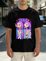 Rumi Four Panel Chibi Oversized T-Shirt