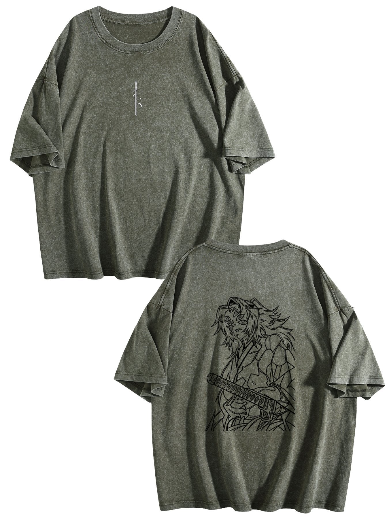 Kokushibo Dark Line Art Tee