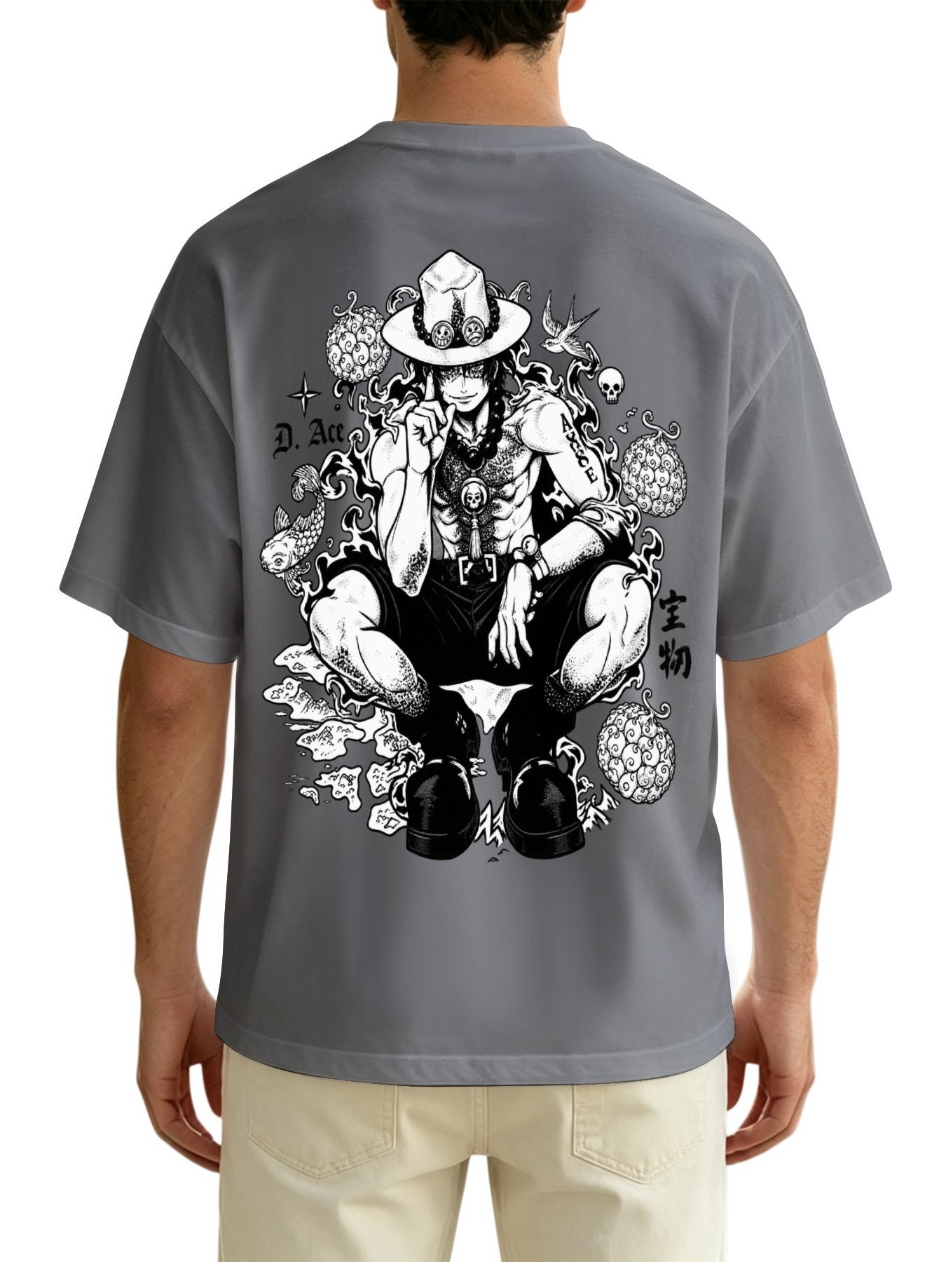 Ace Manga Portrait Graphic Tee