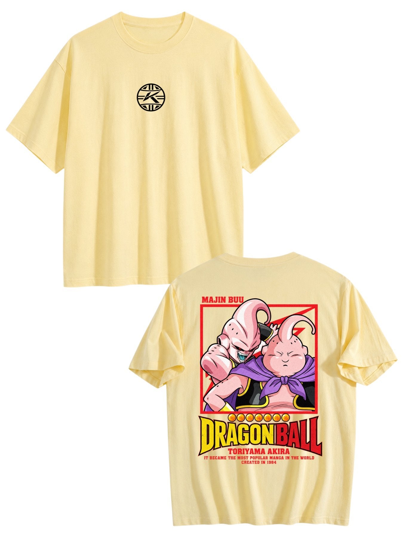 Majin Buu Retro Graphic Tee