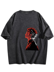 Tanjiro Kamado Red Shadow Graphic Tee