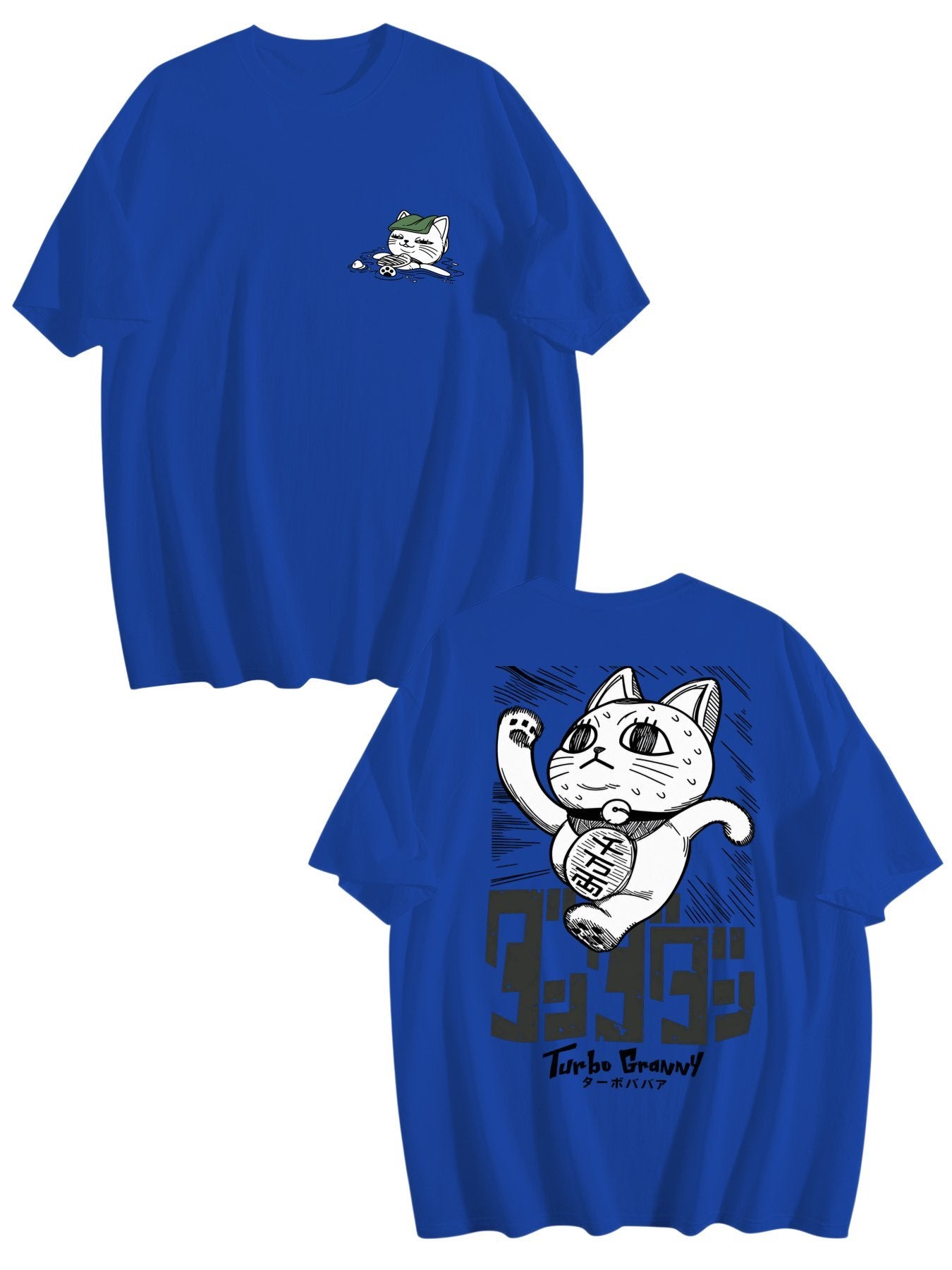 Turbo Granny Lucky Cat Tee