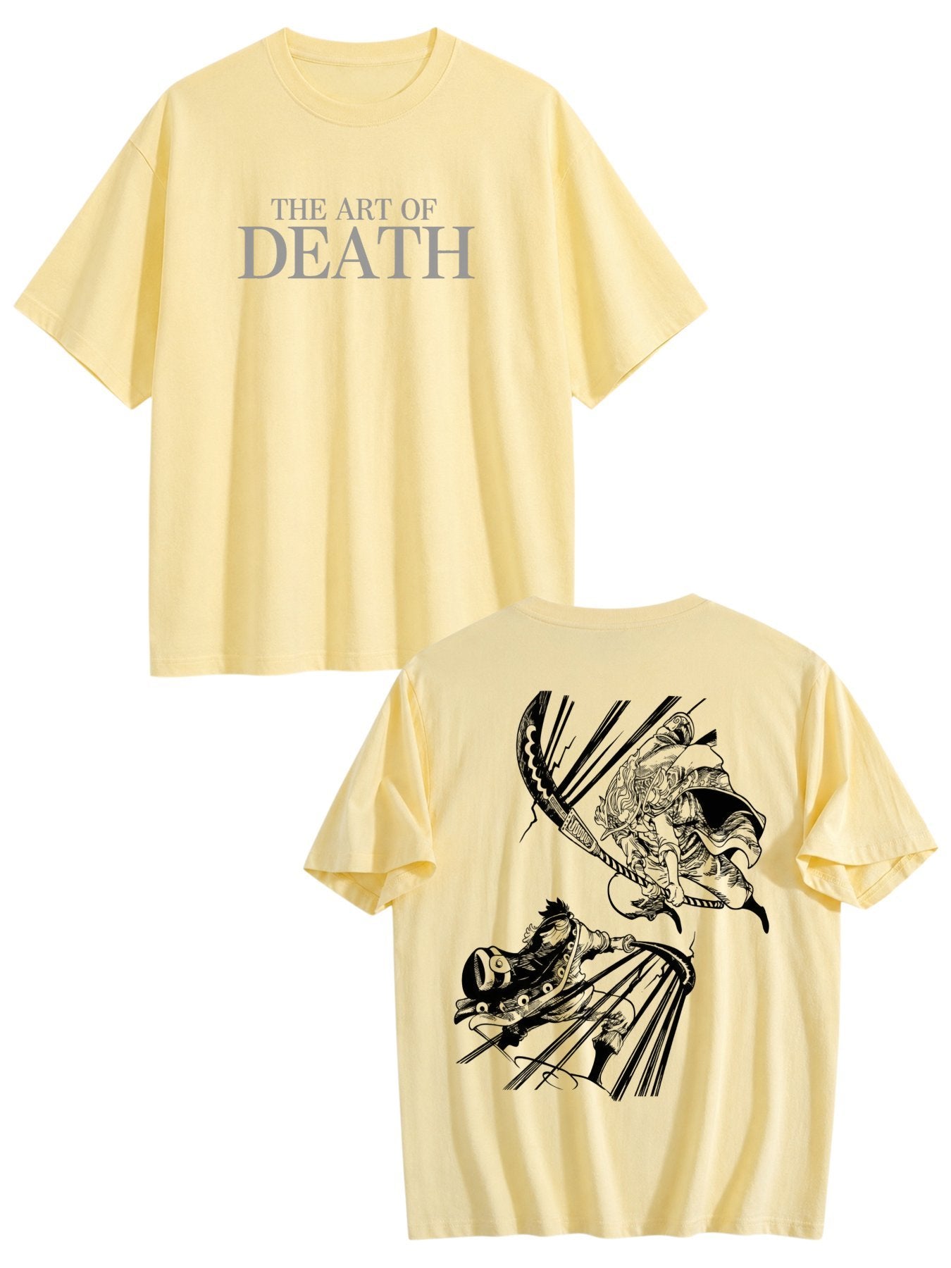 Roger vs Whitebeard Battle Anime Tee
