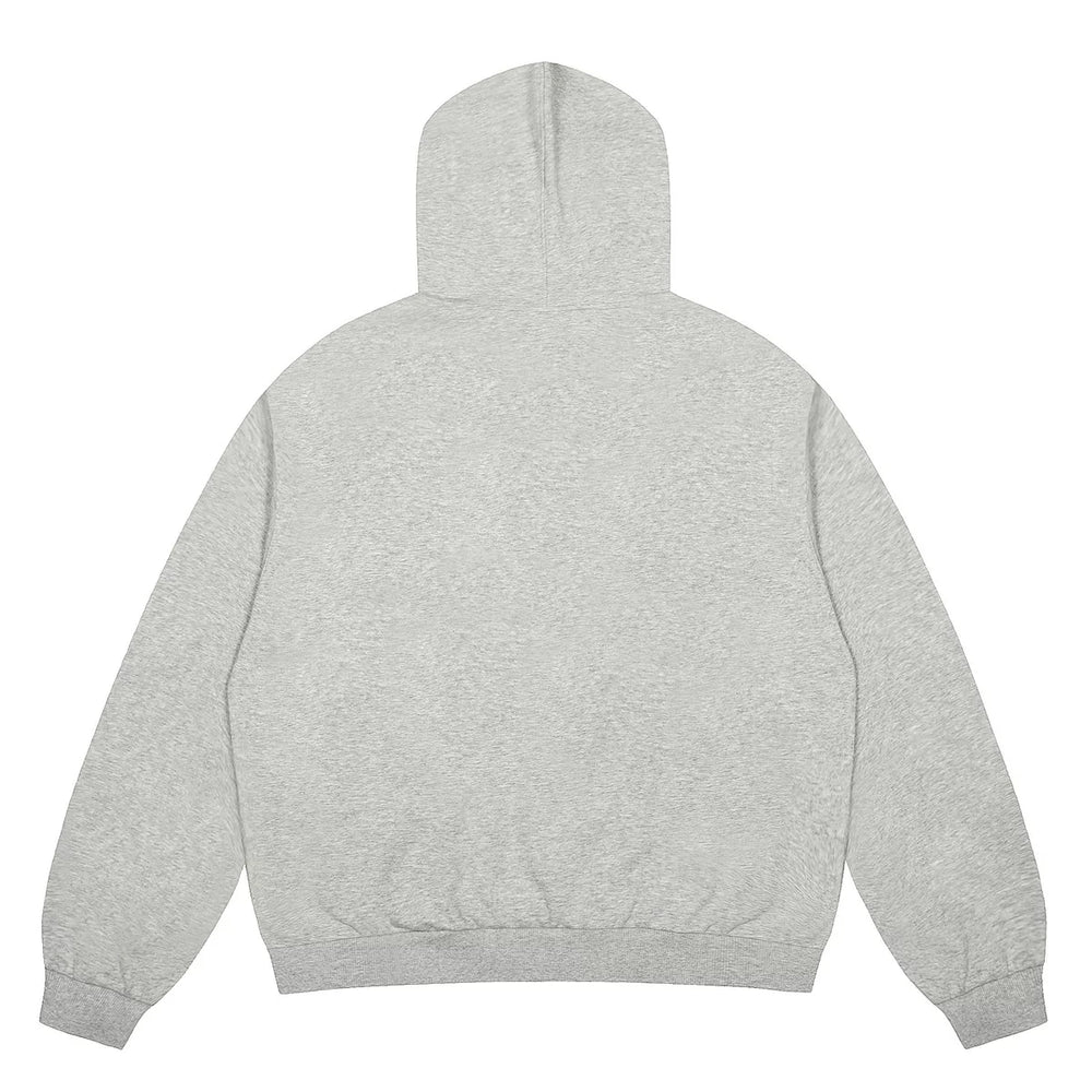 LOSTSHDWS Sunflower Embroidered Solid Color Loose Unisex Hoodie