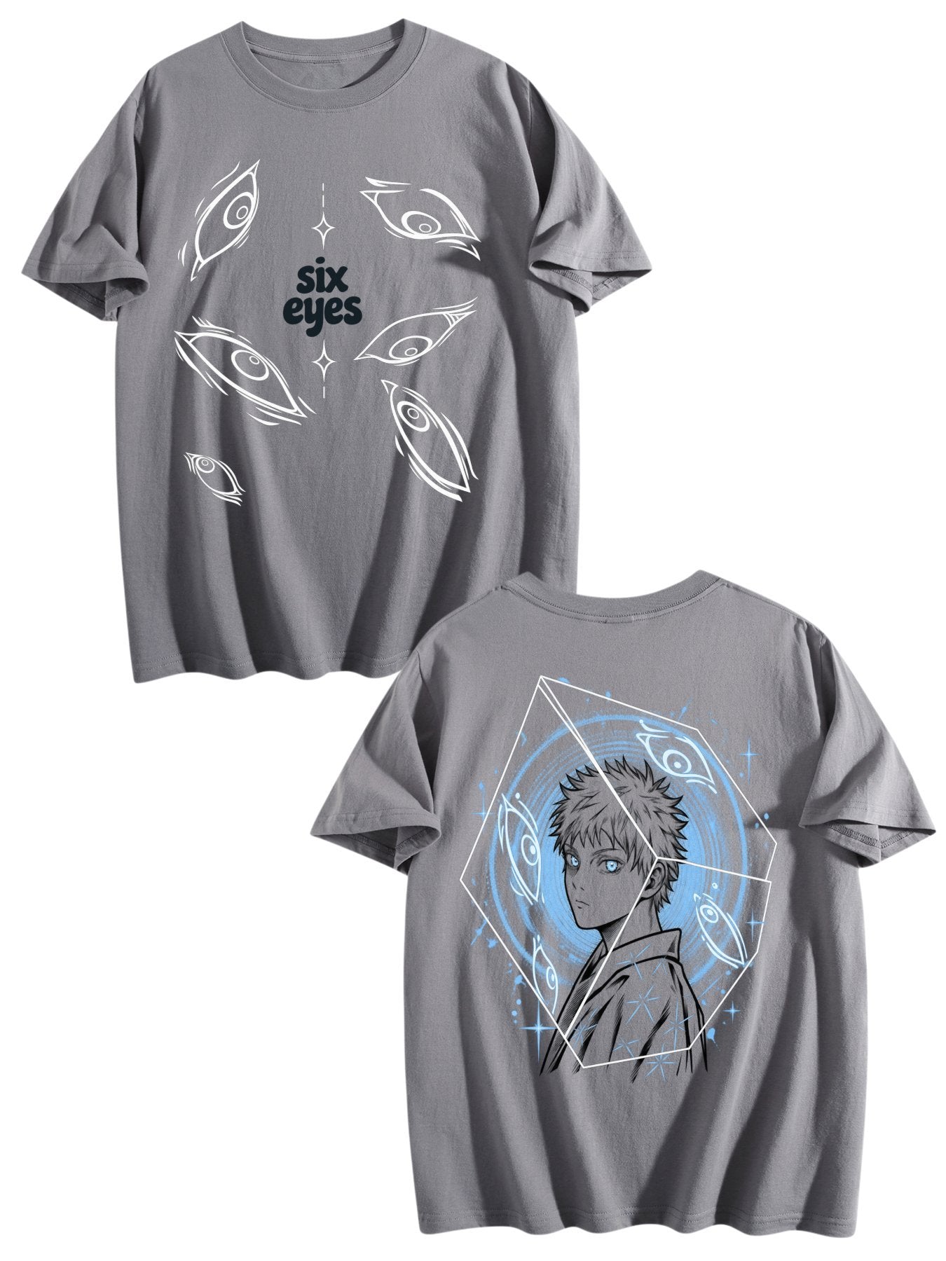Gojo Satoru Cube Portrait Anime Tee