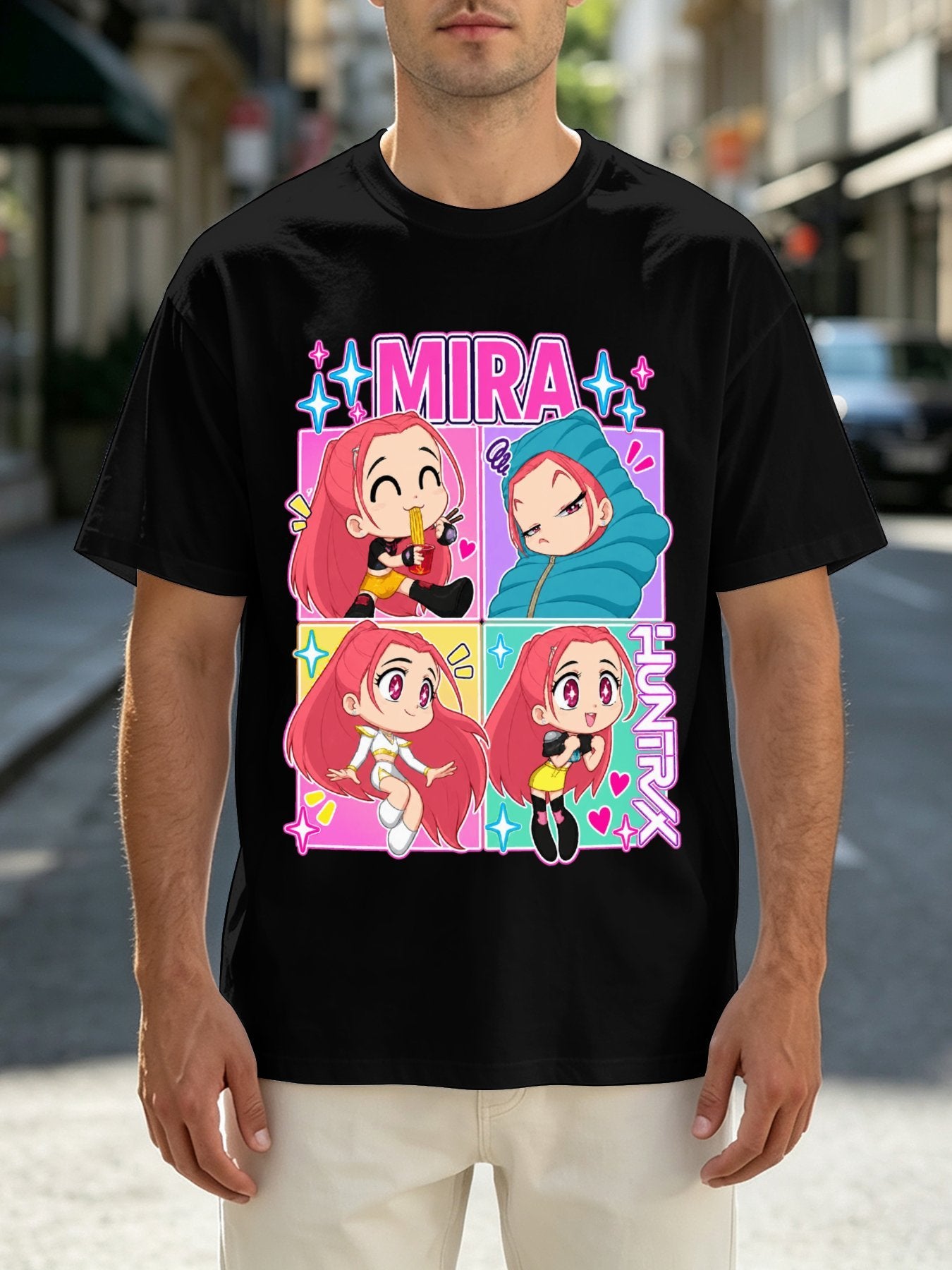 Mira Four Panel Chibi Oversized T-Shirt